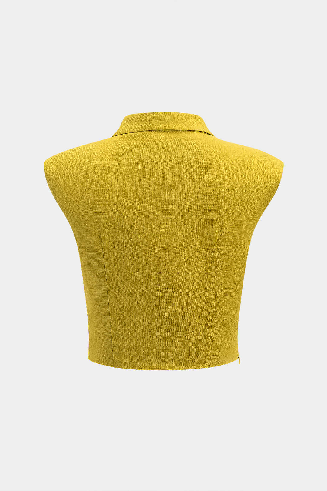 Linen Crossed Ruched Tank Top - Weenar