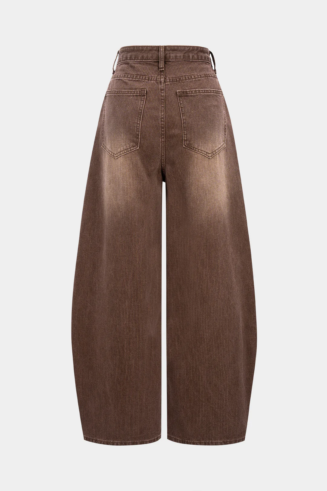 Denim Washed Wide Leg Jeans - Weenar