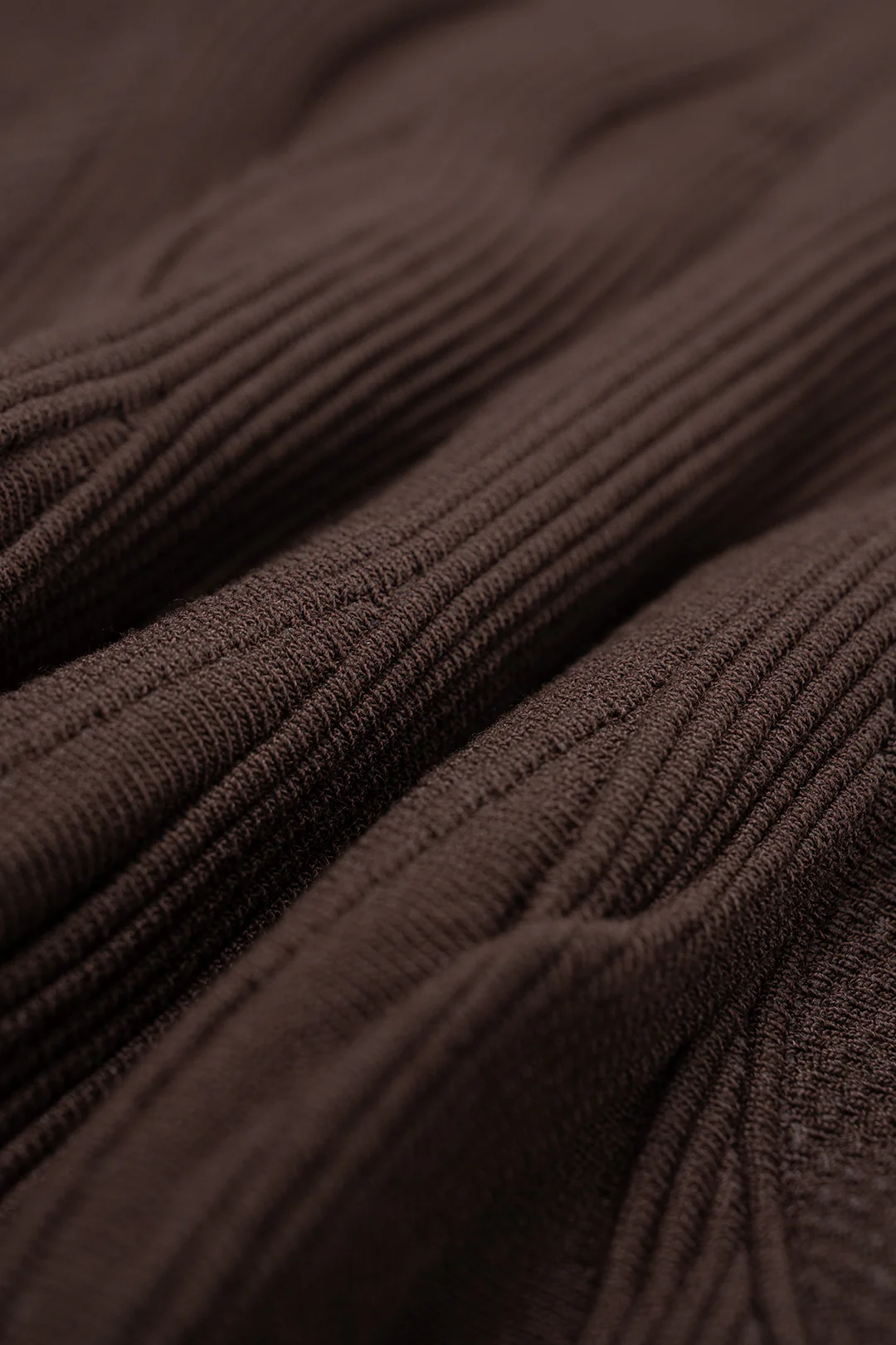 Knit Texture Ruched A-Line Skirt - Weenar