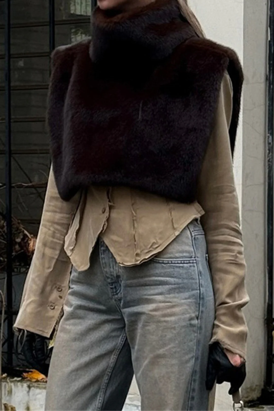 Faux Fur Tank Vest - Weenar