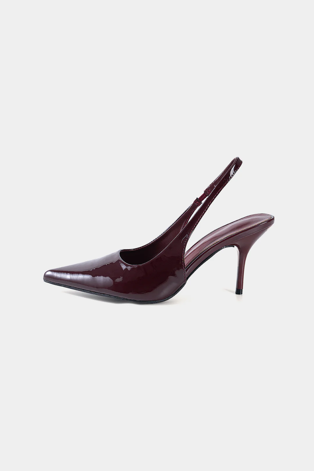 Leather Pointed Heels - Weenar