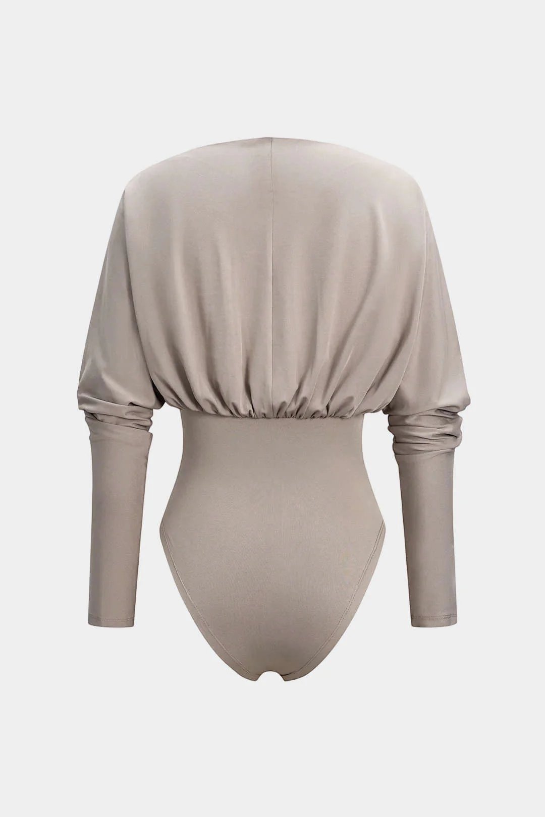 Boat Neck Gigot Long Sleeve Bodysuit - Weenar