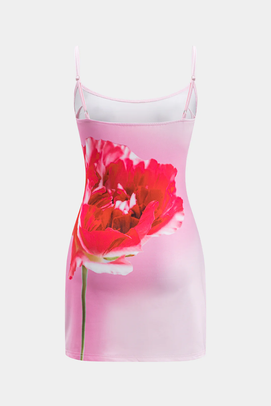 Floral Print Sleeveless Mini Dress - Weenar