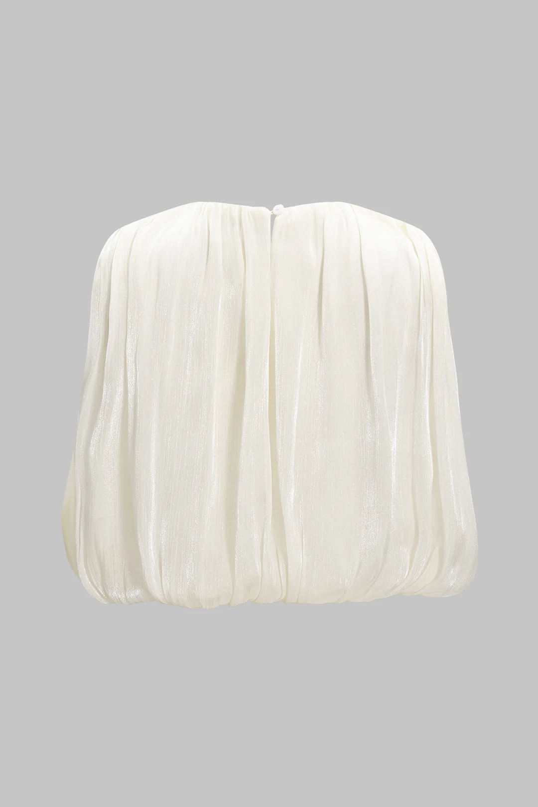 Solid Ruched Button Sleeveless Tank Top - Weenar