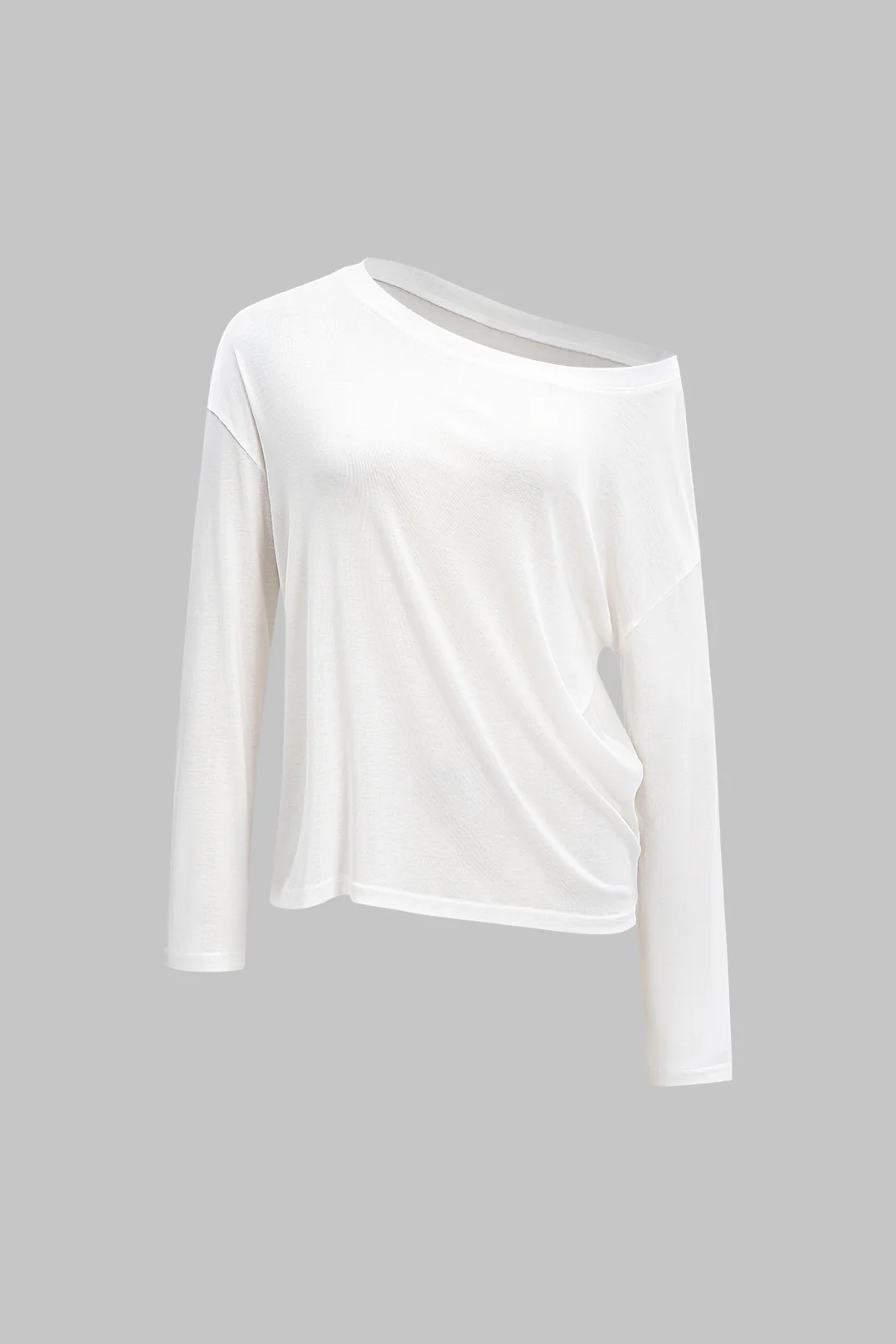 One Shoulder Long-Sleeve Top - Weenar