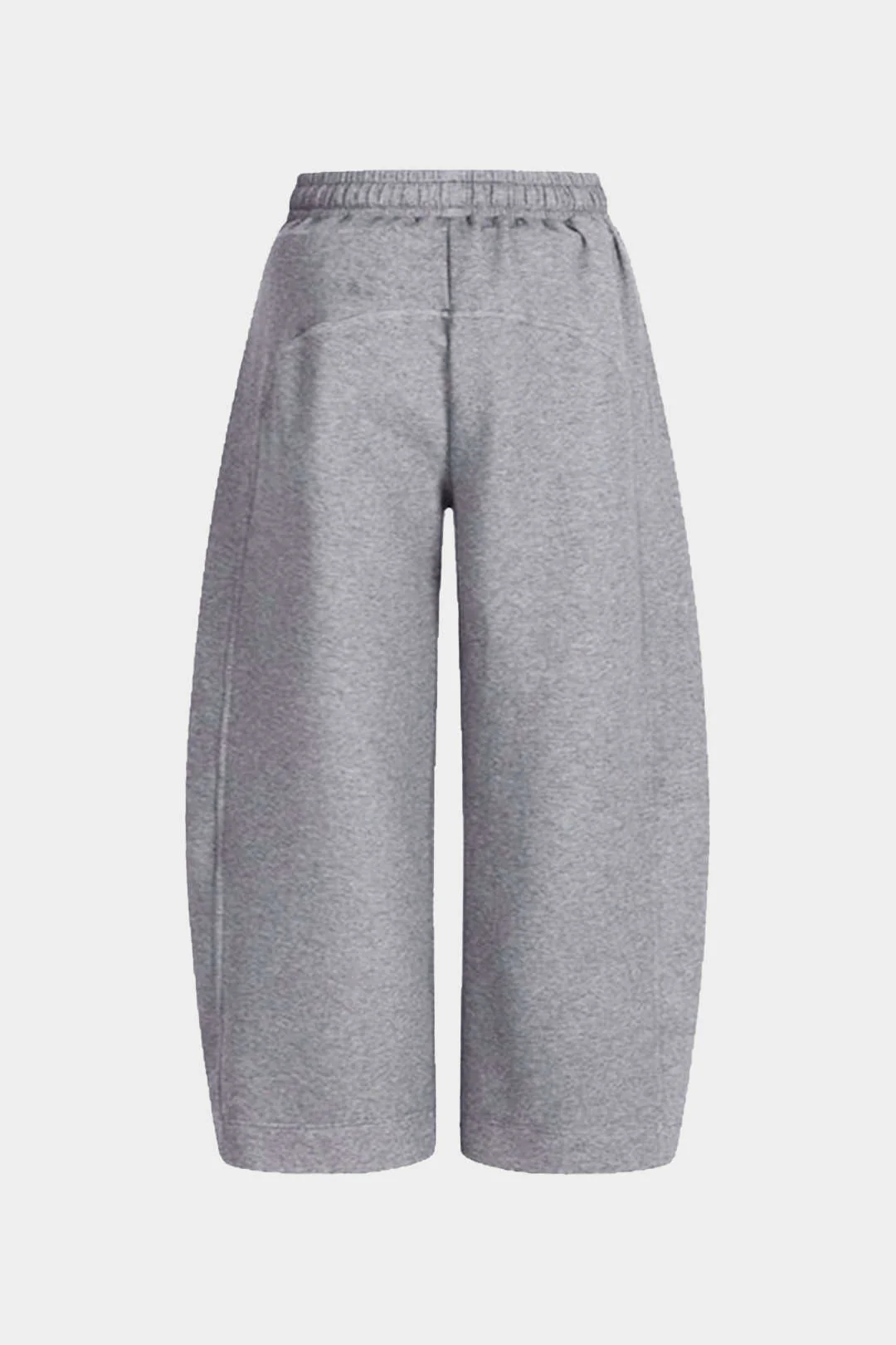 Plus Size Tie-Up Barrel Trousers - Weenar