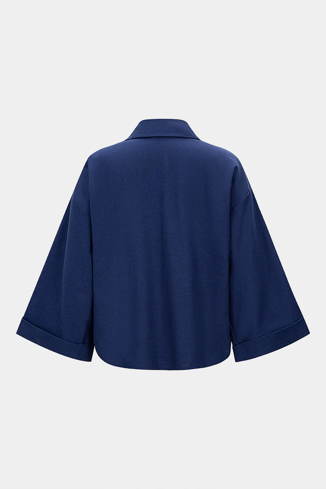 Linen Button Long-Sleeve Top - Weenar