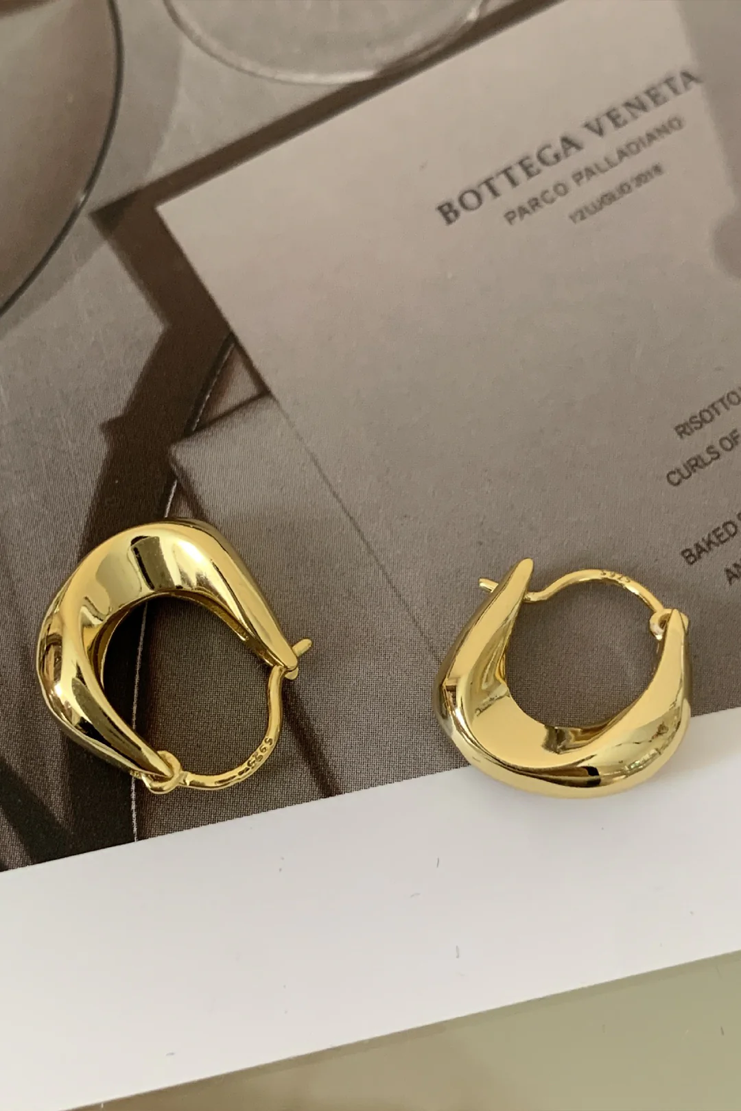 Metal Irregular Earrings - Weenar