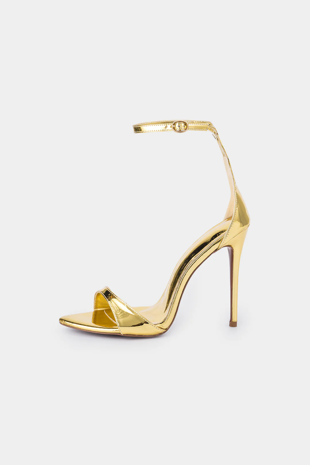 Metallic Pointed Heels - Weenar