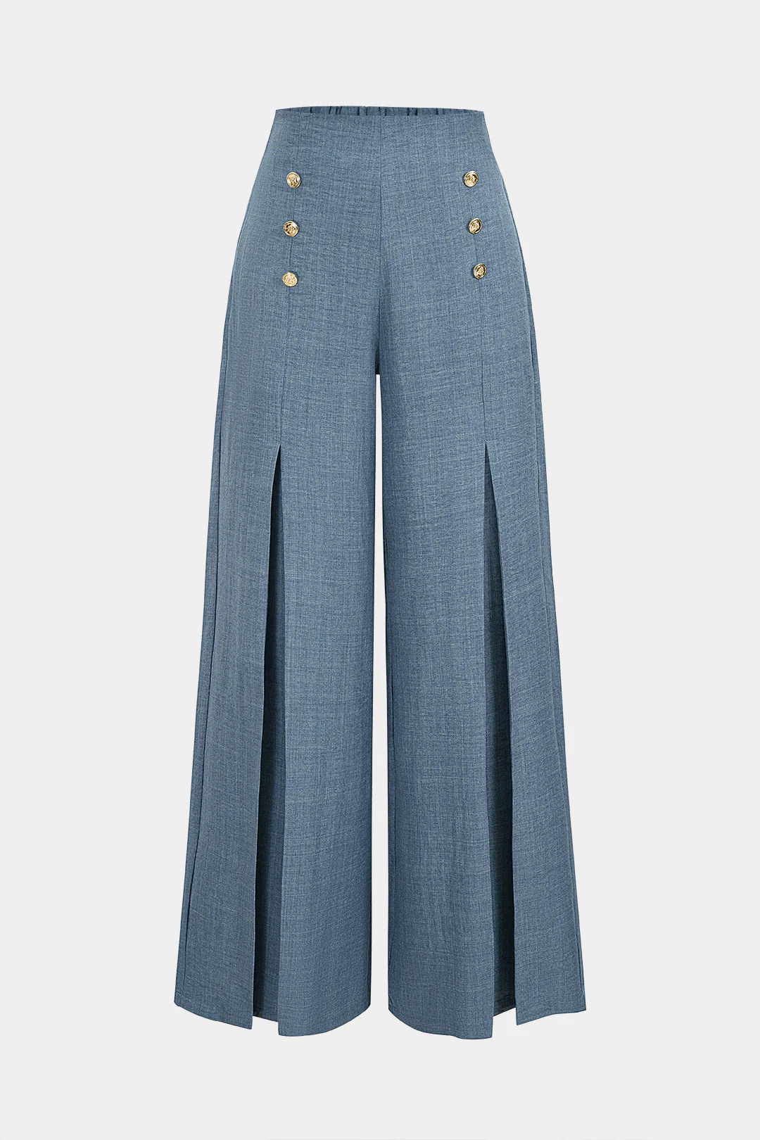 High Waist Wide Leg Pants - Weenar