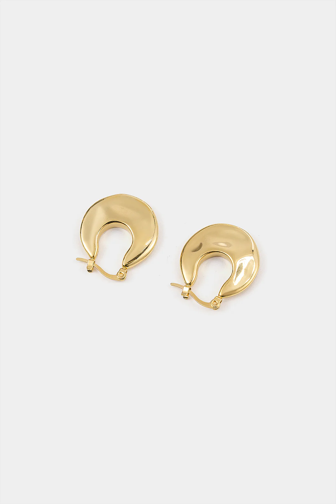 Alloy Irregular Texture Earrings - Weenar