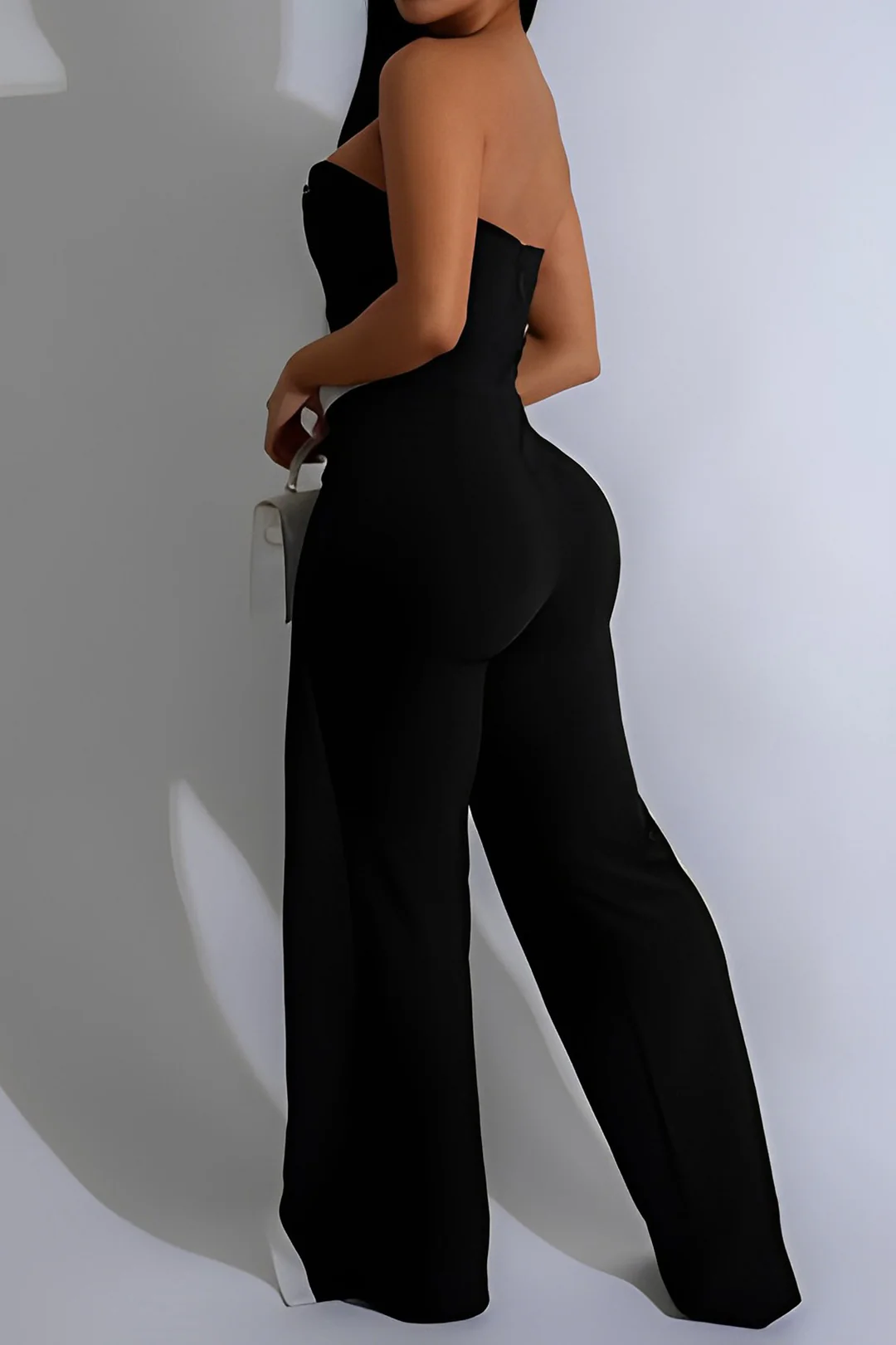 Wrap High Waist Sleeveless Jumpsuit - Weenar