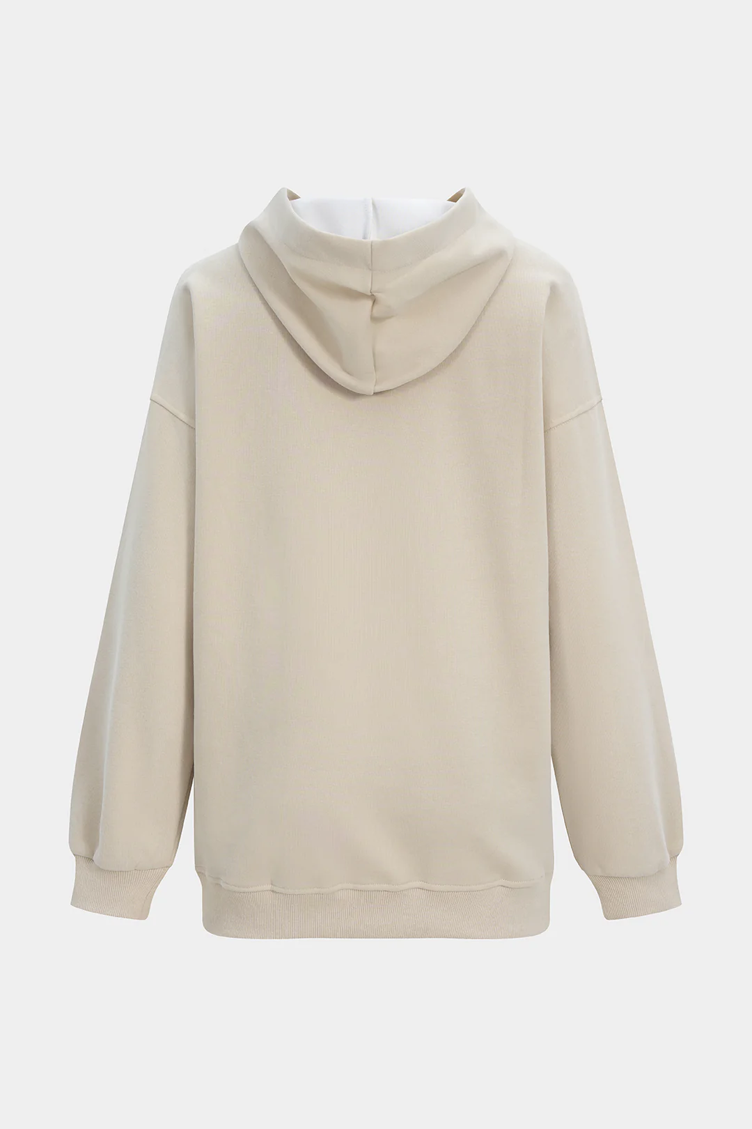 Letter Print Embroidery Hoodie - Weenar