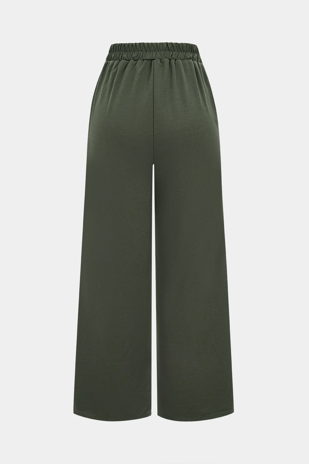 Double Breasted High Waist Straight Leg Pants - Weenar