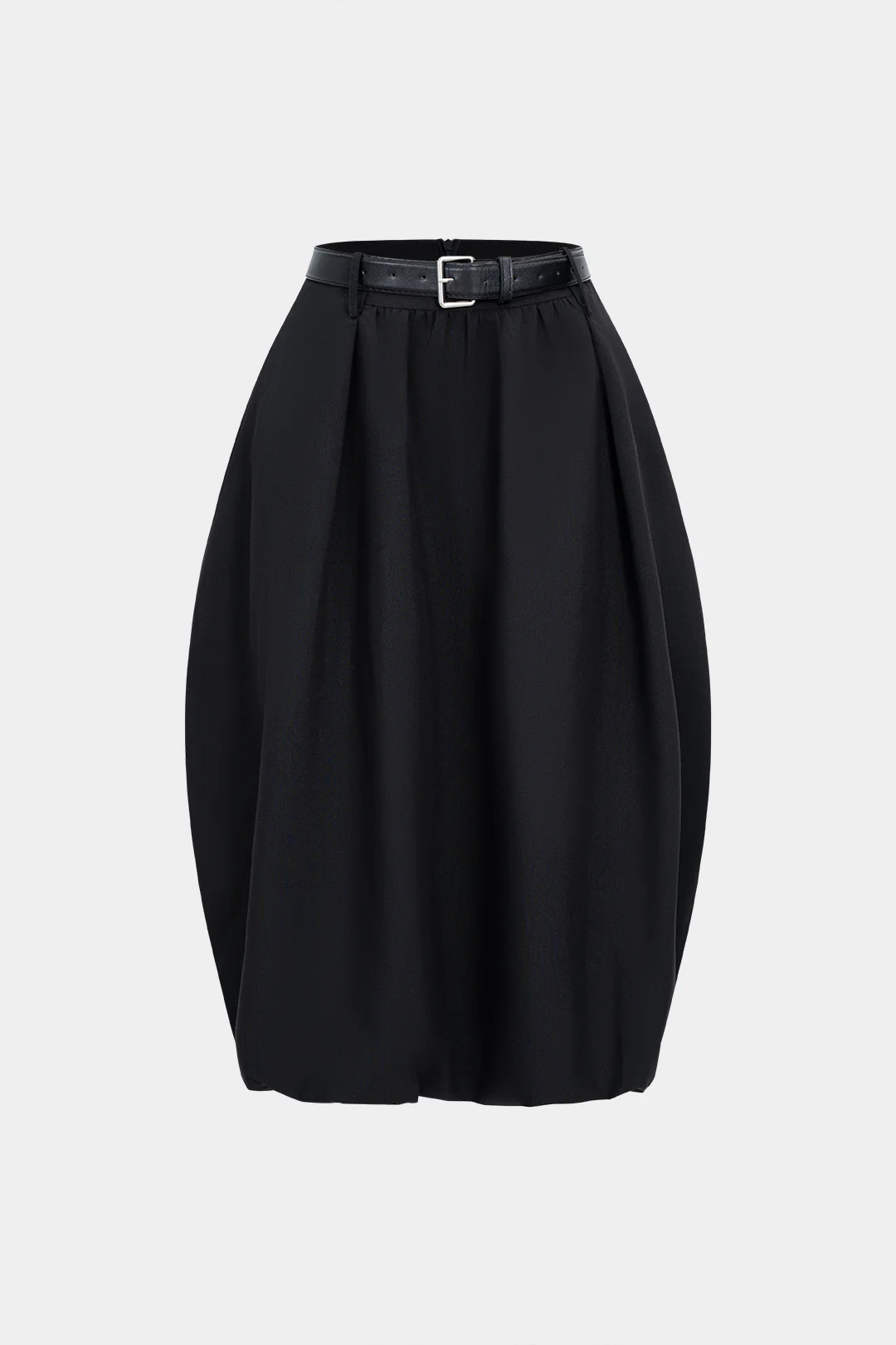 Belted Ruched Skirt - Weenar