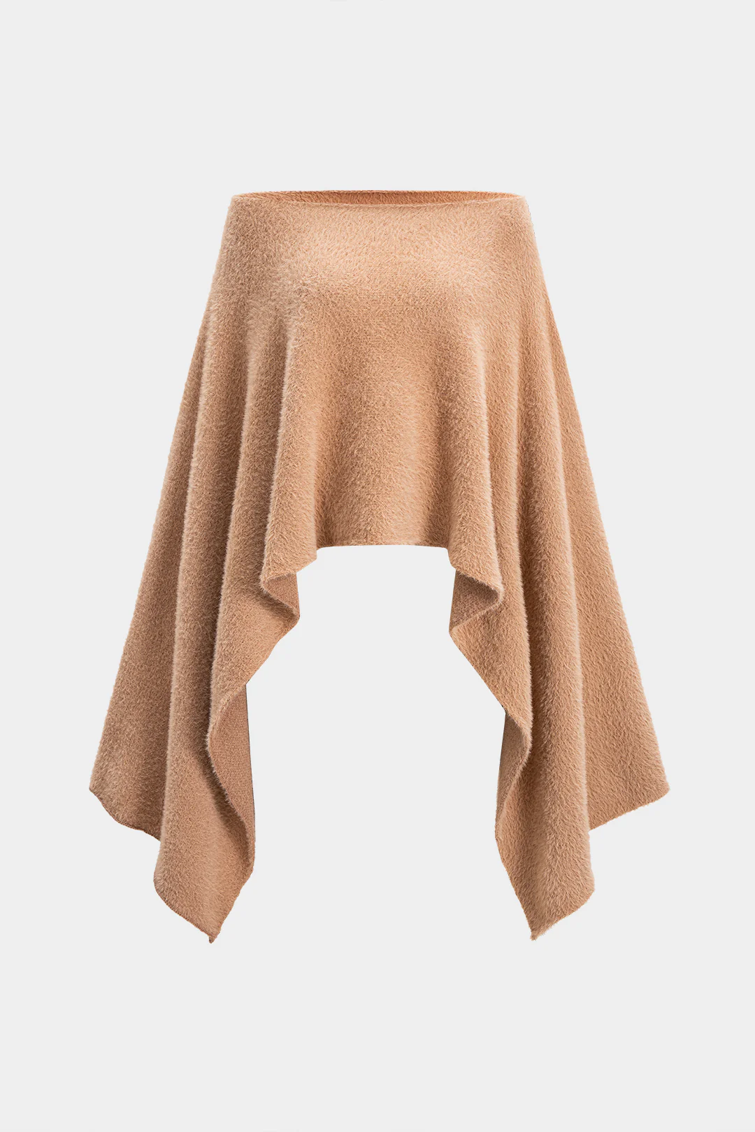 Knit Draped Off Shoulder Long-Sleeve Top - Weenar
