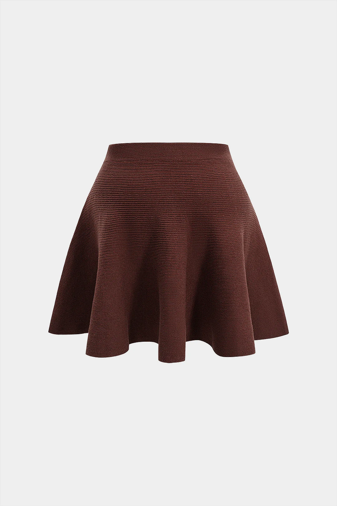 Plus Size Knit Ruched Skirt - Weenar