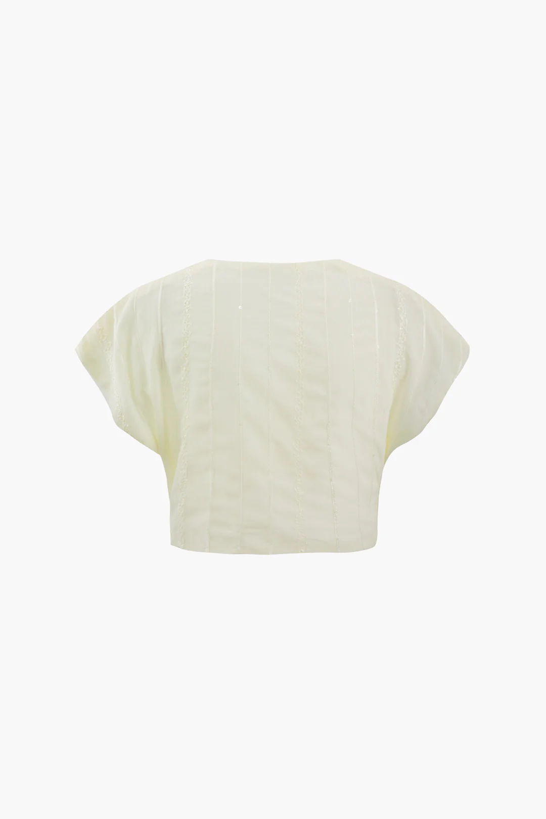 Ruched V-Neck Twist Knot Short-Sleeve Shirt - Weenar