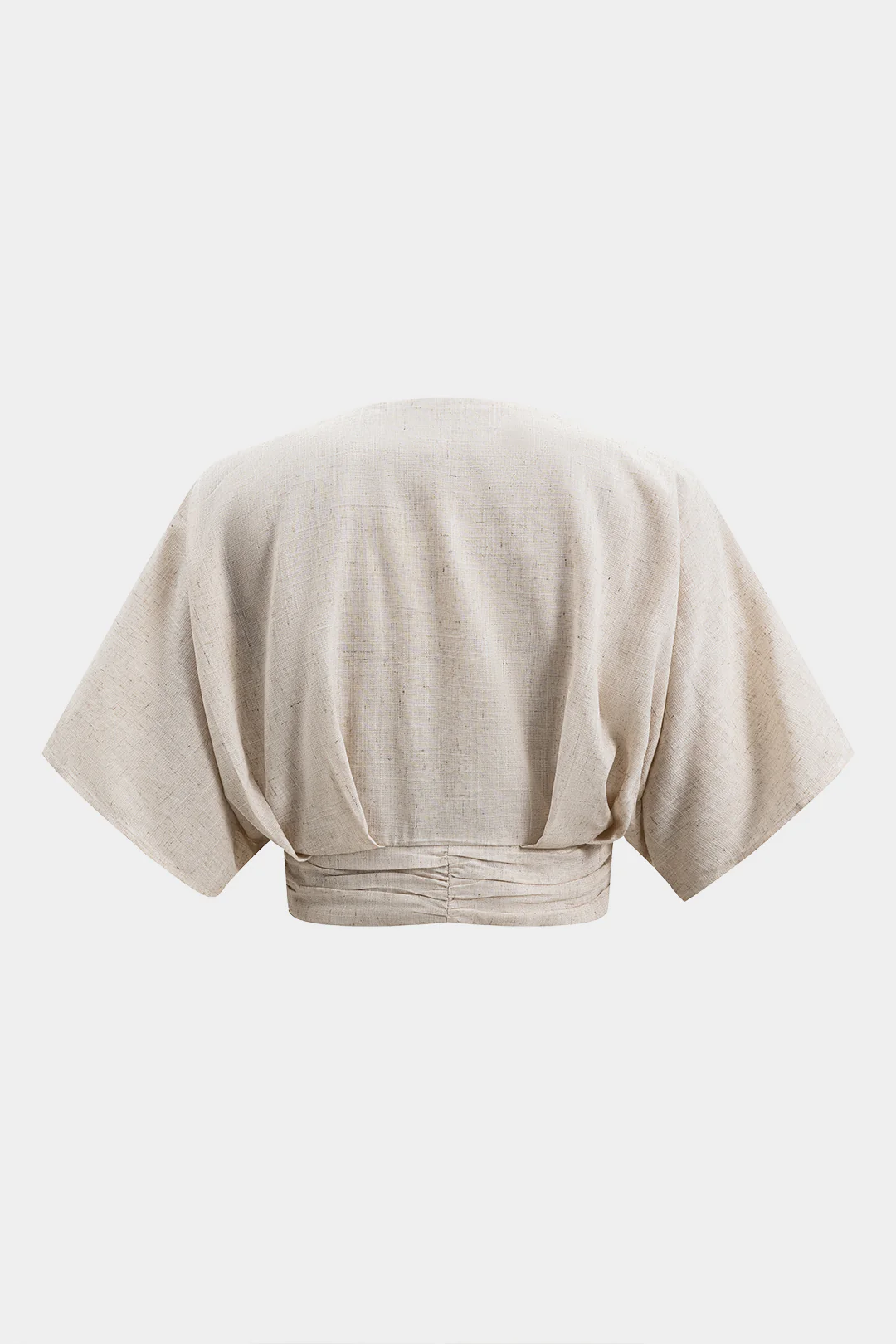 Linen Metallic Short-Sleeve Shirt - Weenar
