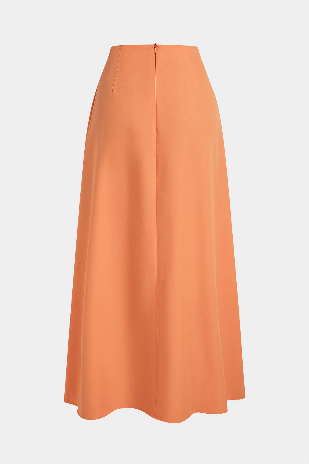 Ruched Zipper Asymmetrical Skirt - Weenar