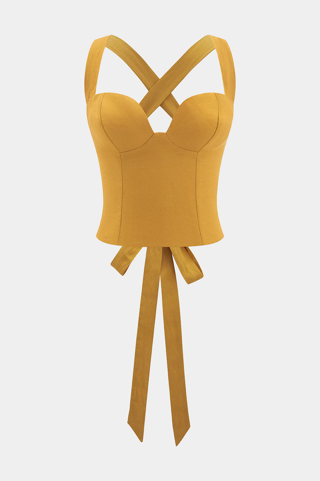 Bustier Backless Tie-Up Cami Top - Weenar