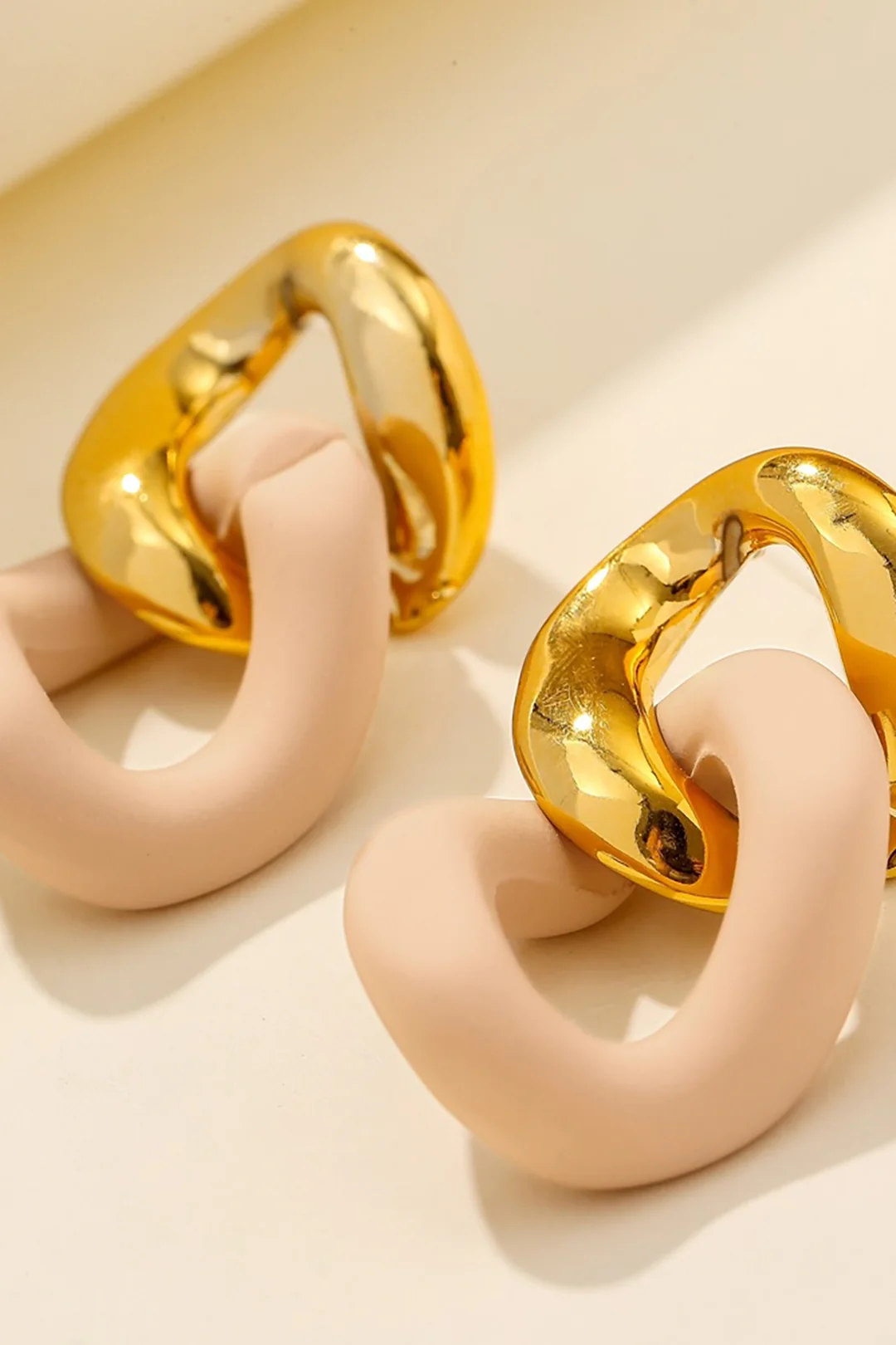 Metal Geometric Earrings - Weenar
