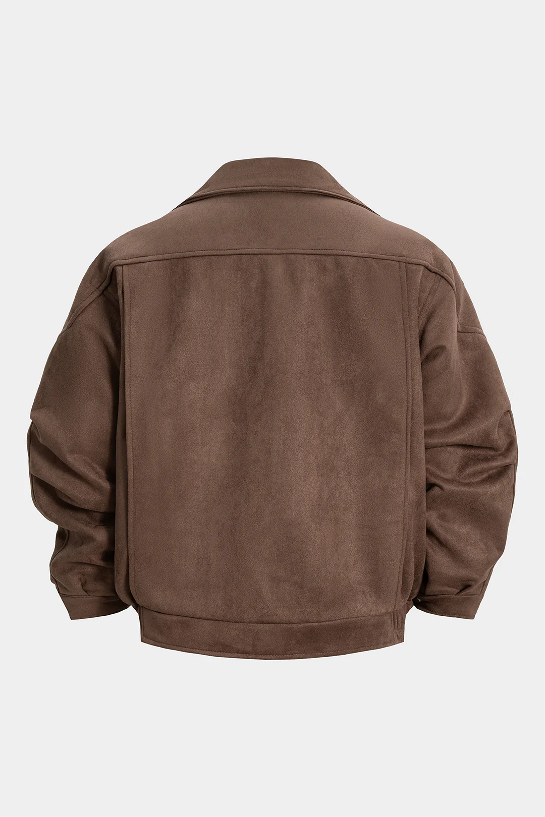 Suede Asymmetrical Zipper Jacket - Weenar