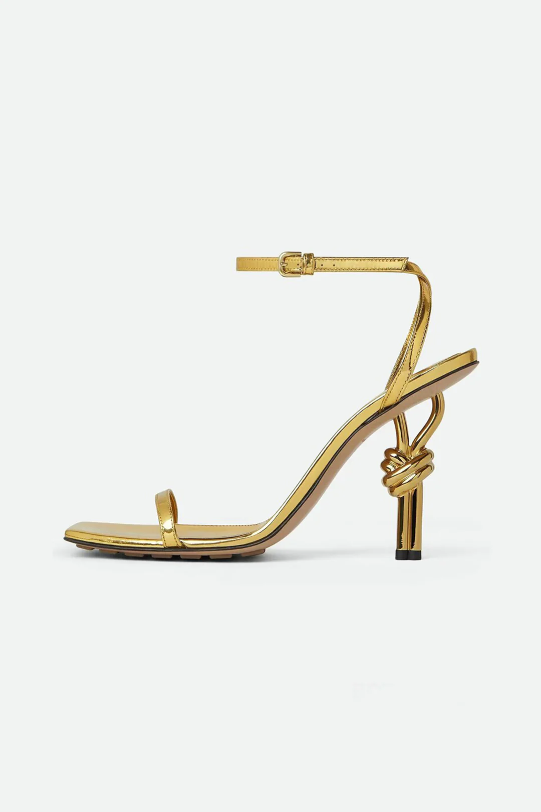 Metallic Almond Toe Heels - Weenar