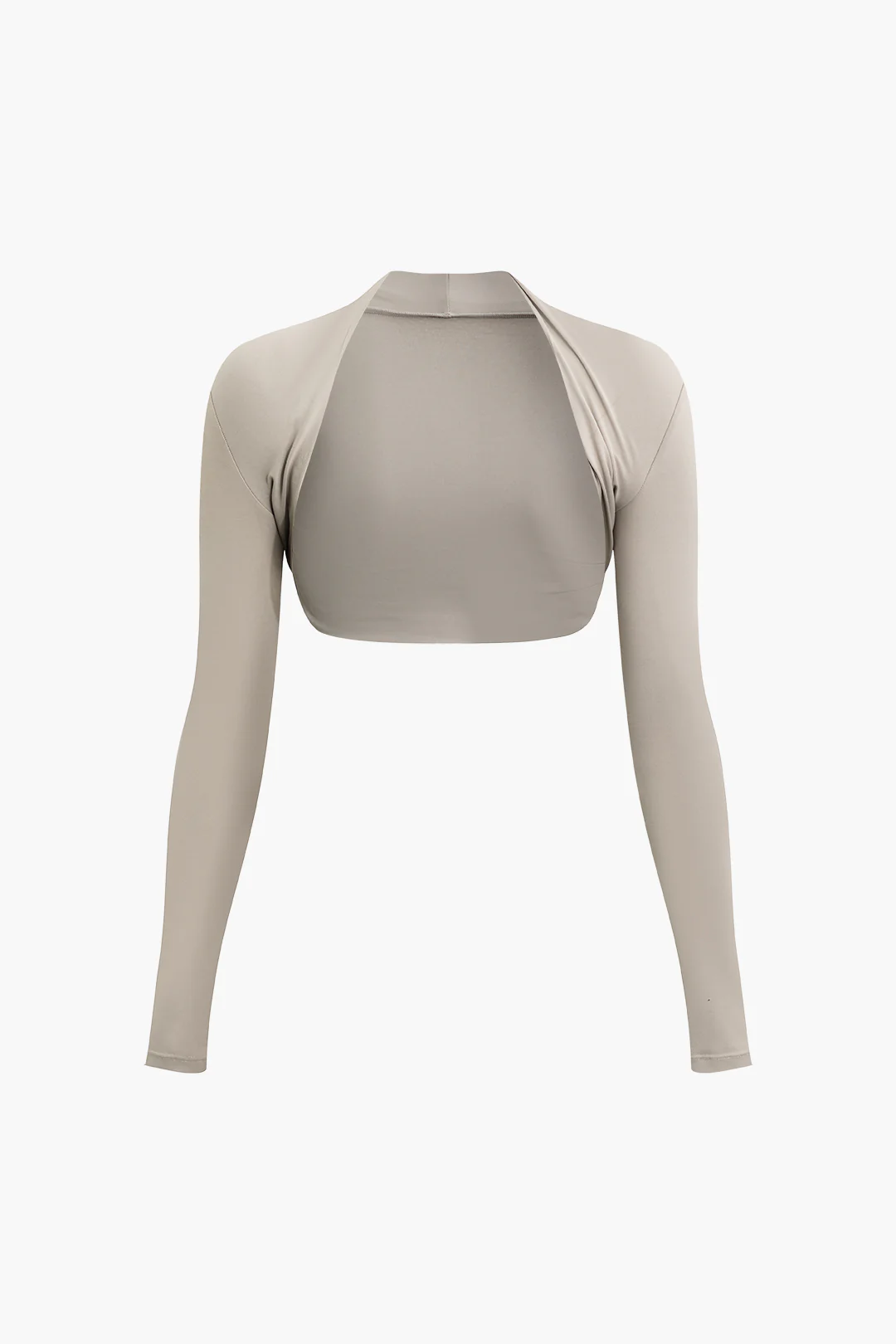 Solid Long Sleeve Sports Outerwear - Weenar