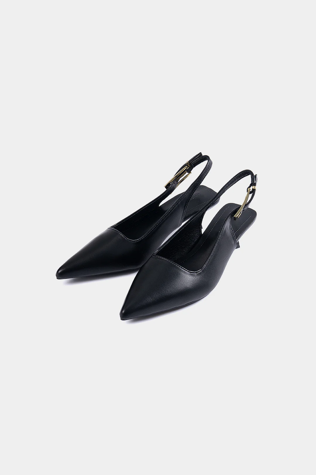 Metallic Tie Up Pointed Heels - Weenar