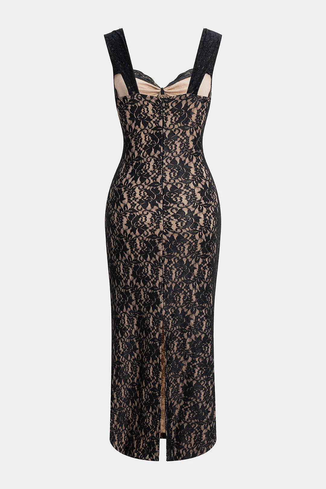 Lace Slip Sleeveless Maxi Dress - Weenar