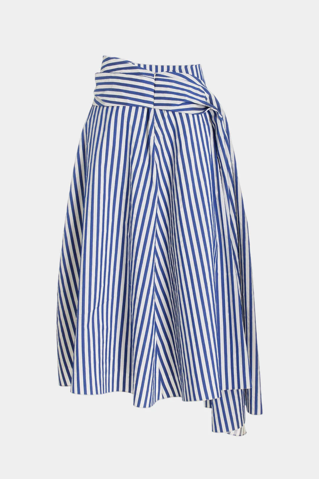 Contrast Stripe Tie Skirt - Weenar