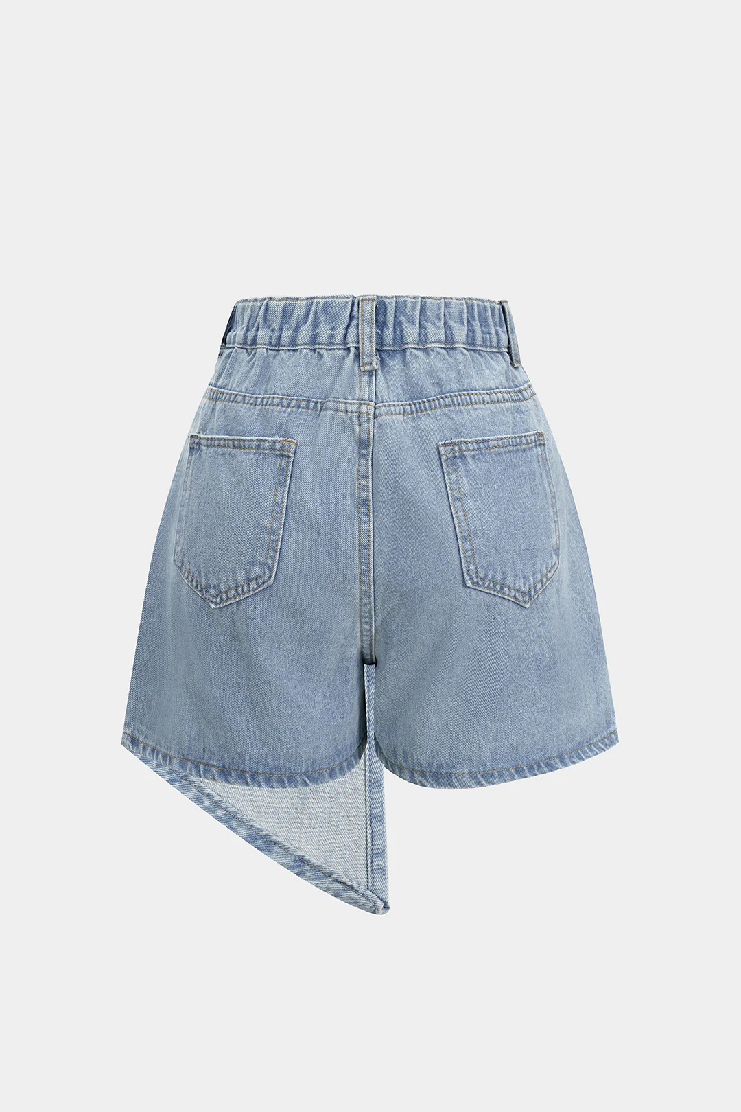 Denim Pleated High Waist Skirt - Weenar