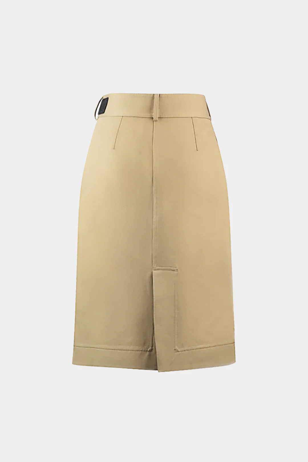 Asymmetrical Belted Split Skirt - Weenar