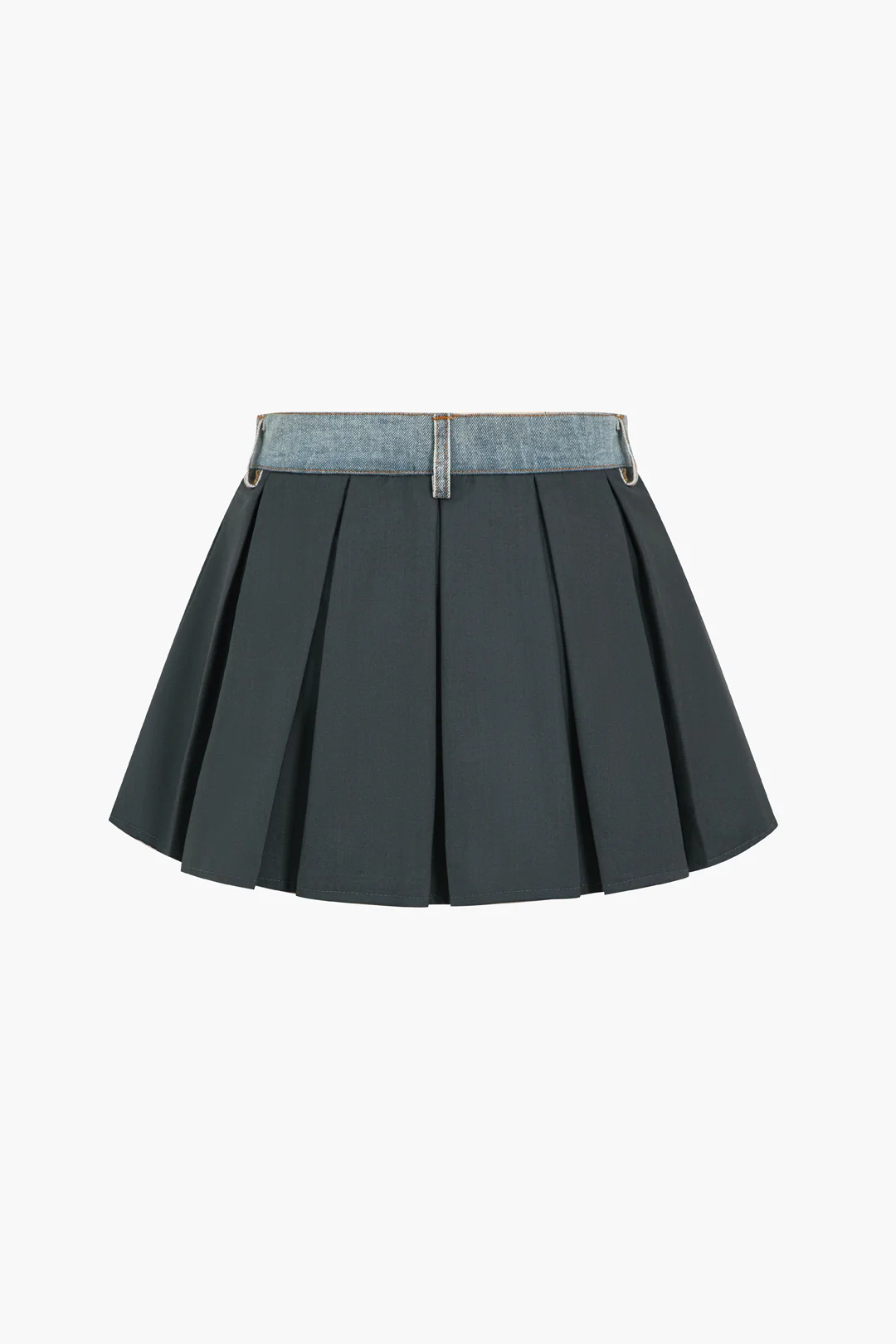 Denim Patchwork Mini Skirt - Weenar