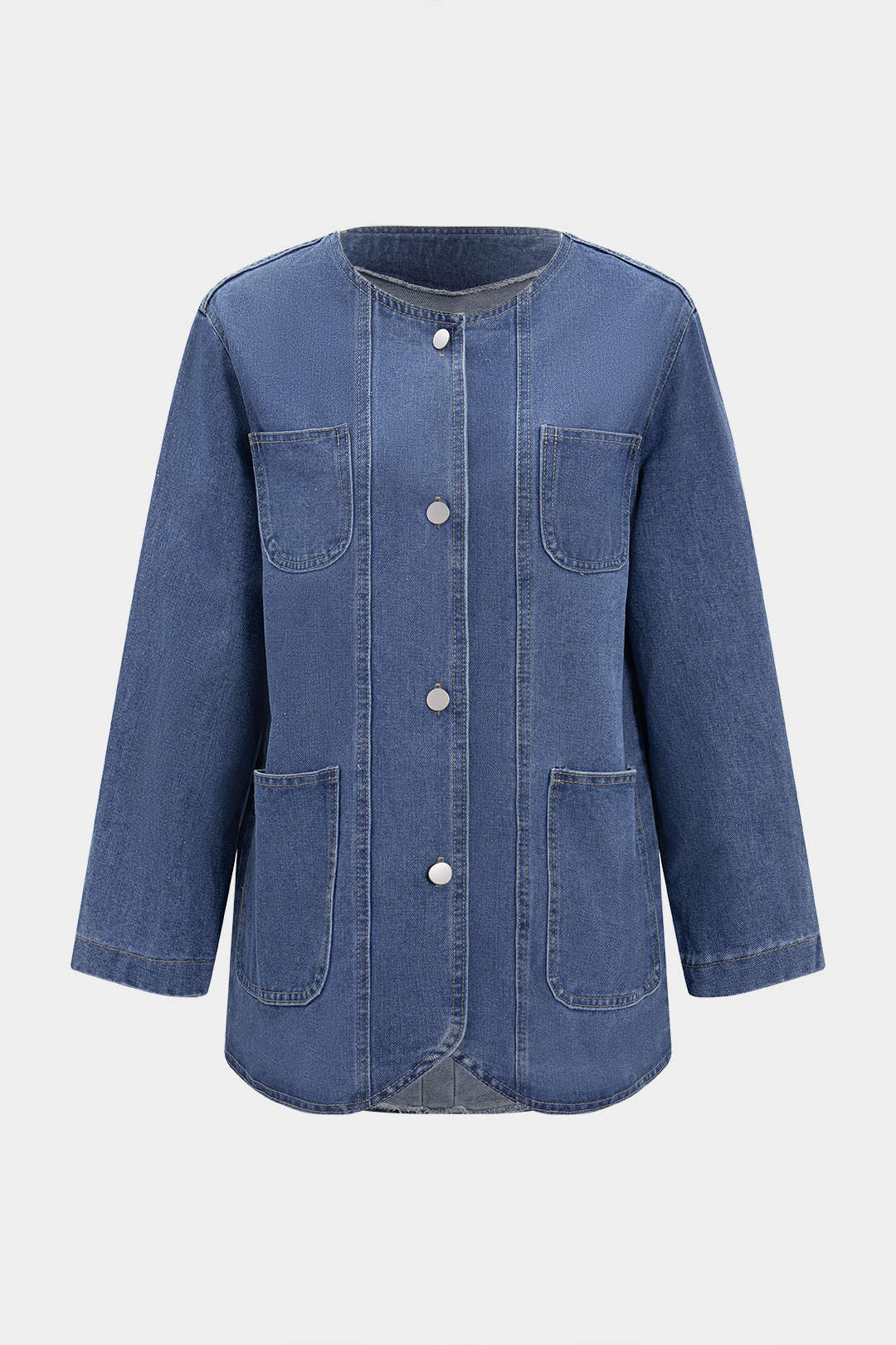 Denim Button Pocket Outerwear - Weenar