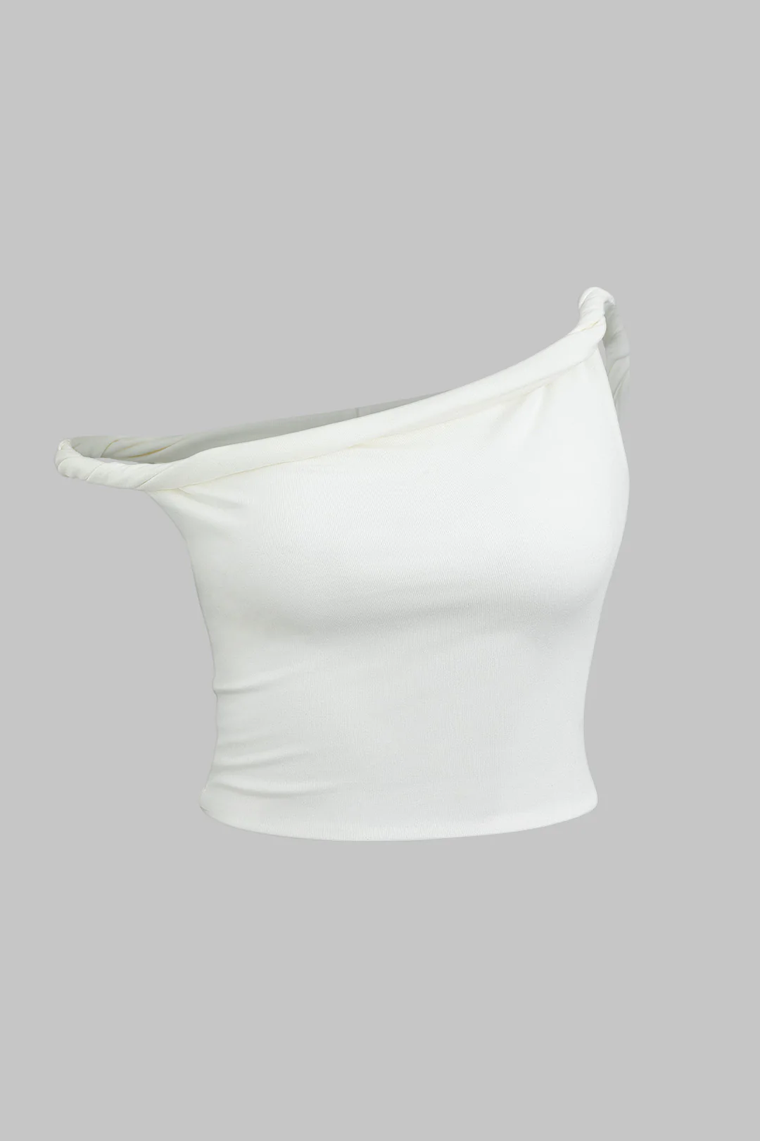 Plus Size Asymmetrical Twist Knot T-Shirt - Weenar