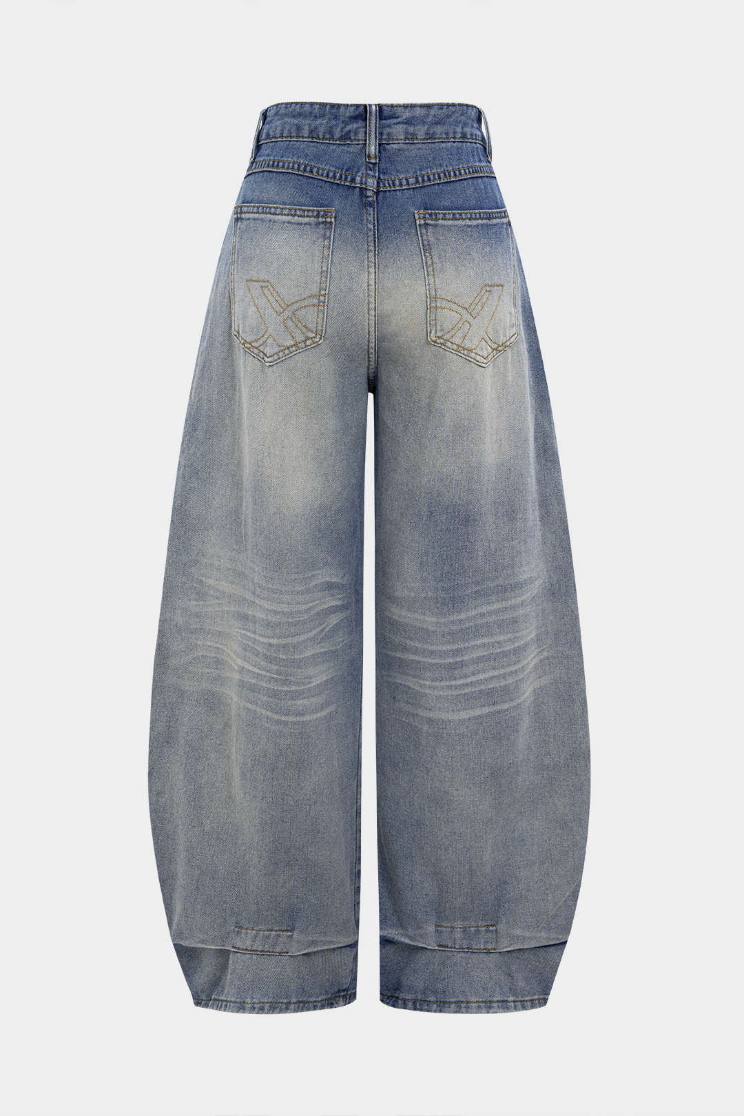 Denim Seamdetail Wide Leg Jeans - Weenar