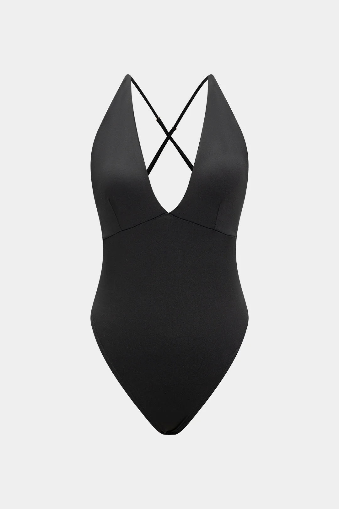 V-Neck Crossed Backless Sleeveless Bodysuit - Weenar