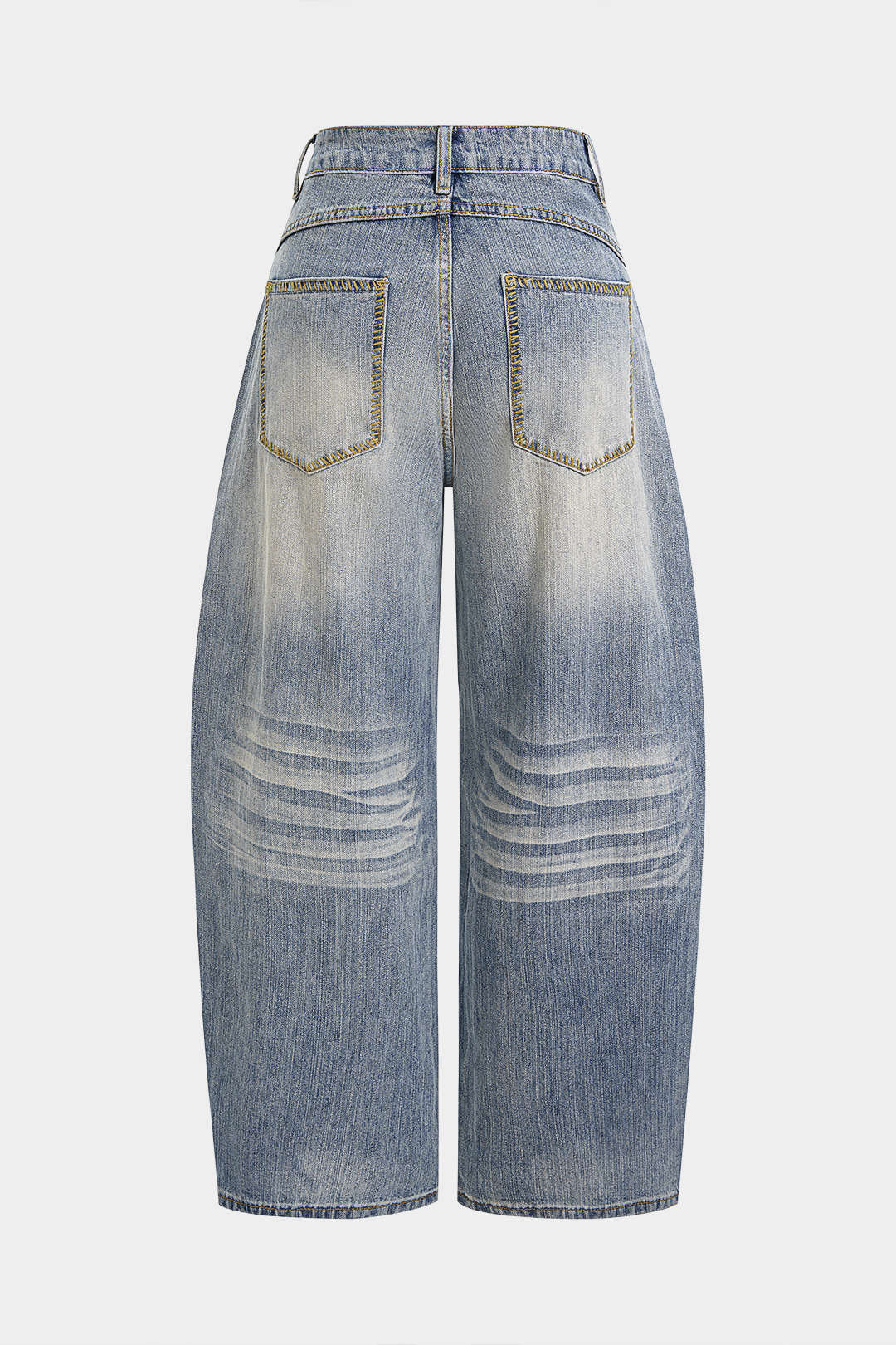 Denim High Waist Wide Leg Jeans - Weenar