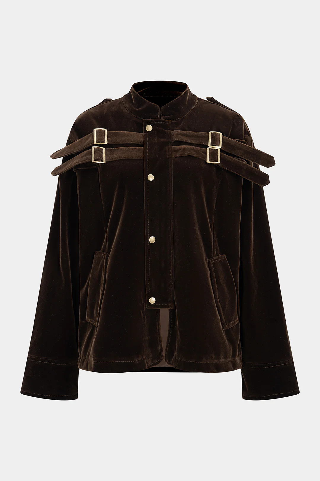 Suede Button Pocket Jacket - Weenar