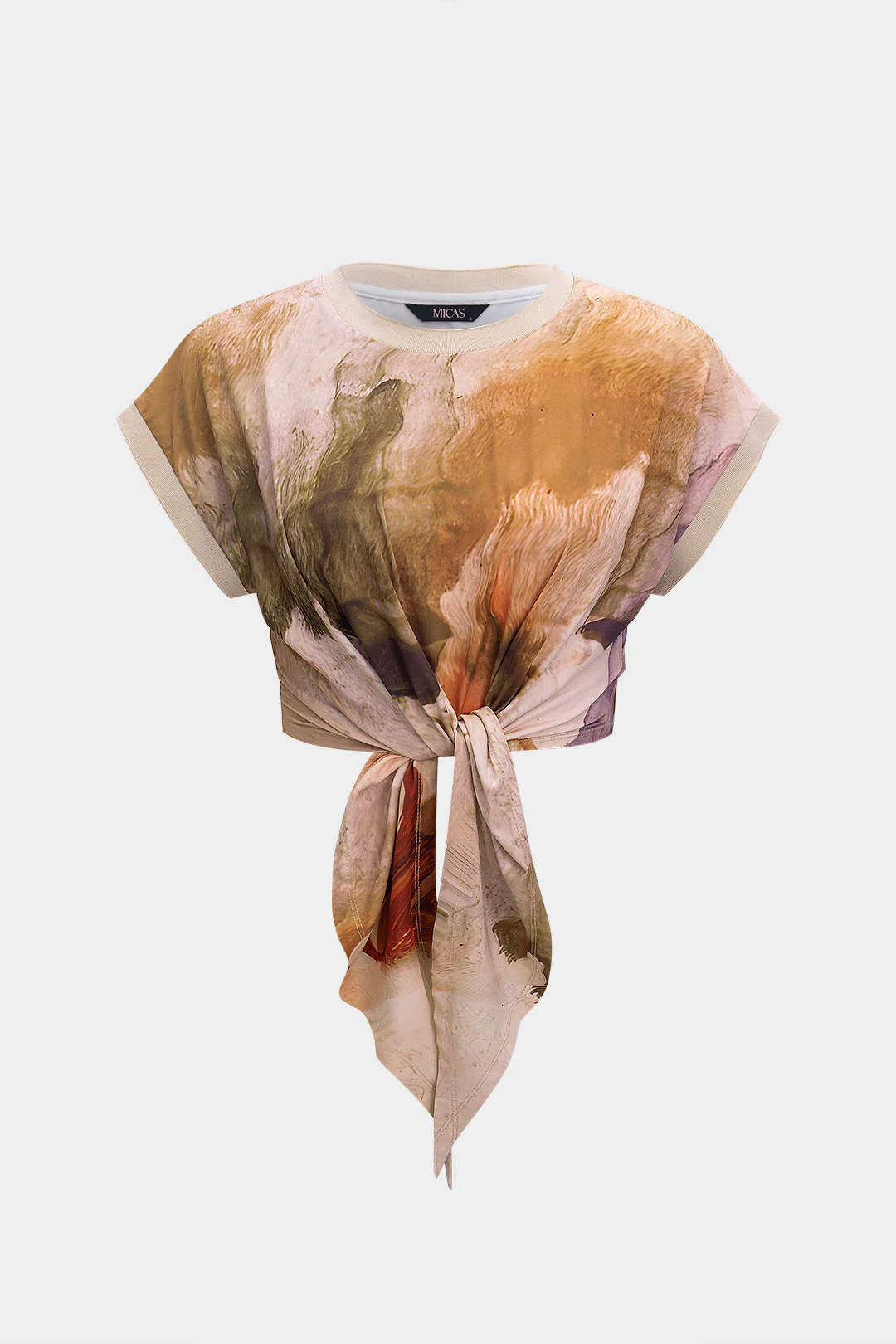Twist Knot Short Sleeve T-Shirt - Weenar