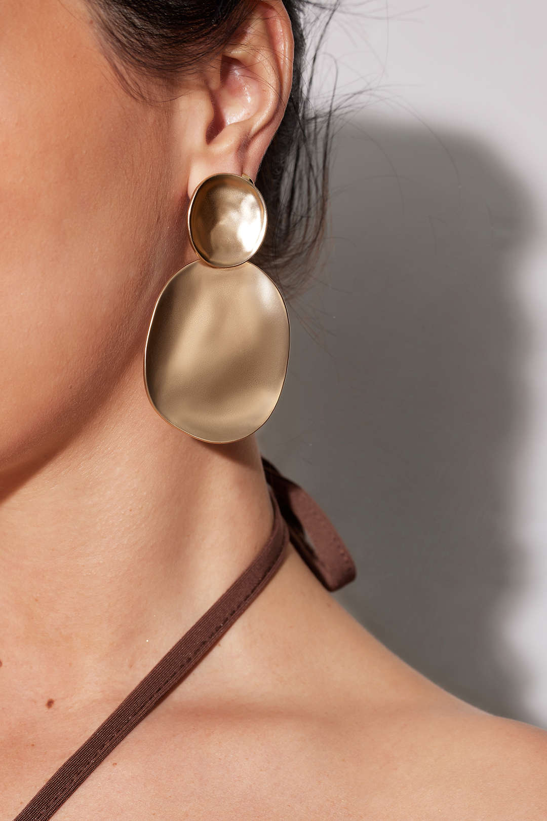 Metal Geometric Earrings - Weenar