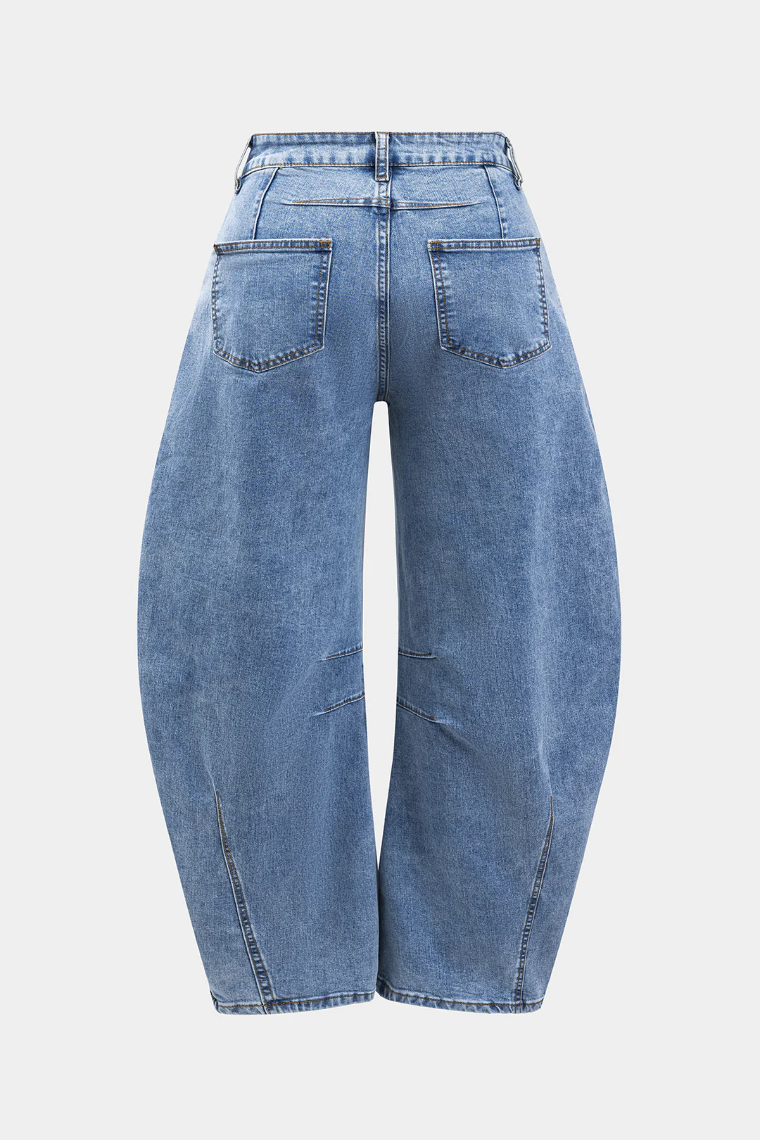 Plus Size Denim High Waist Jeans - Weenar