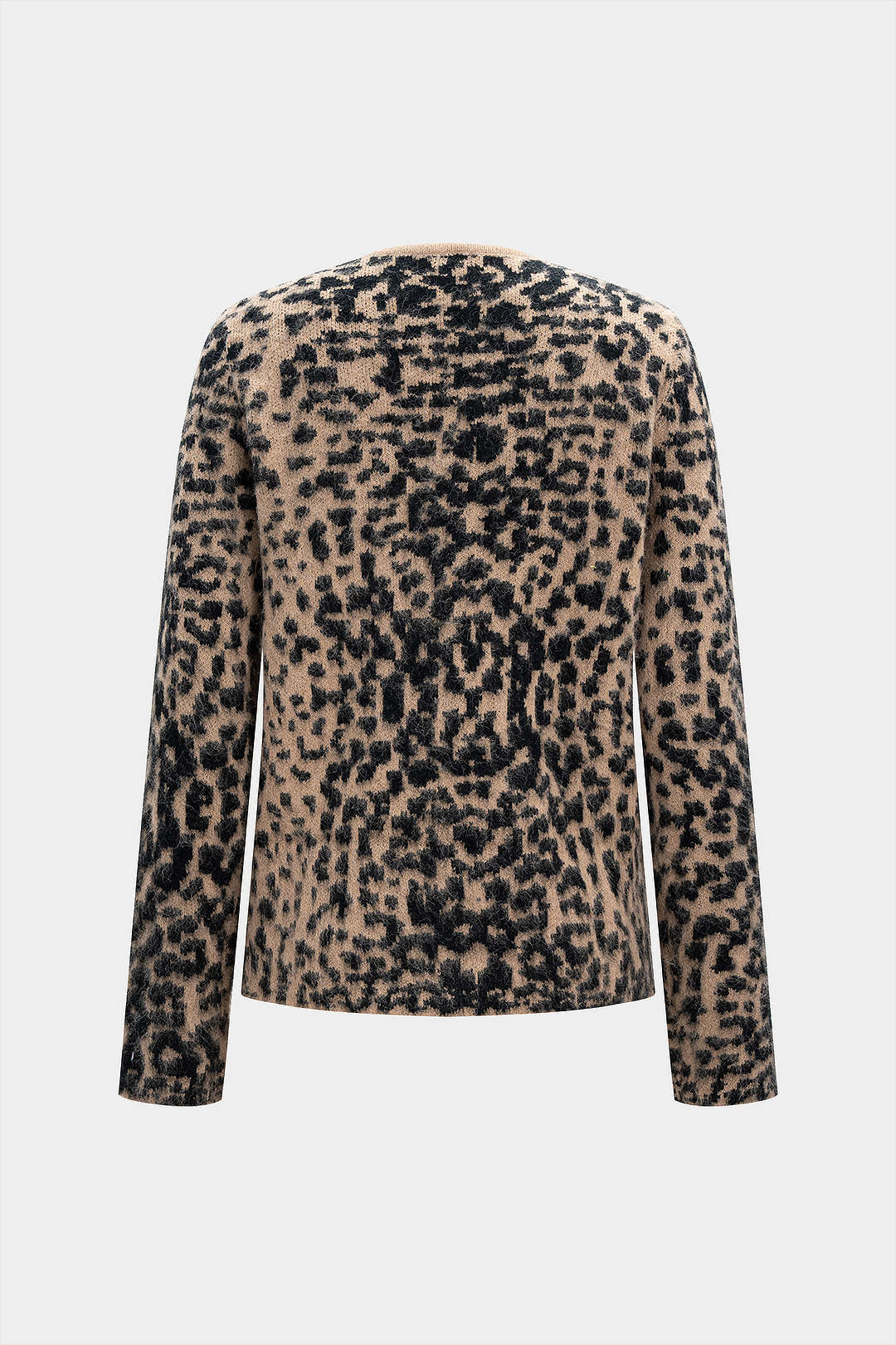 Retro Leopard Print V-Neck Jacket - Weenar