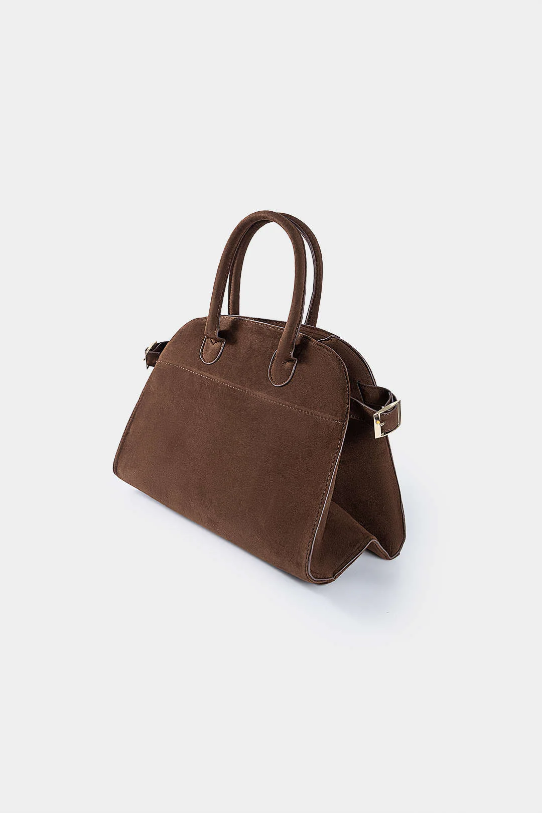Faux Suede Tote Bag - Weenar