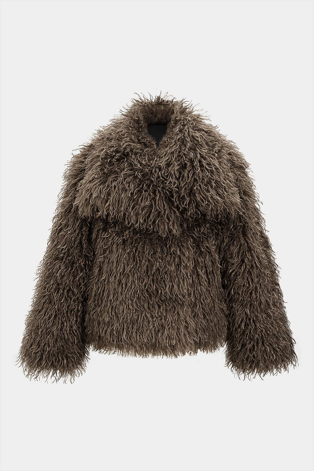 Faux Fur Cropped Coat - Weenar