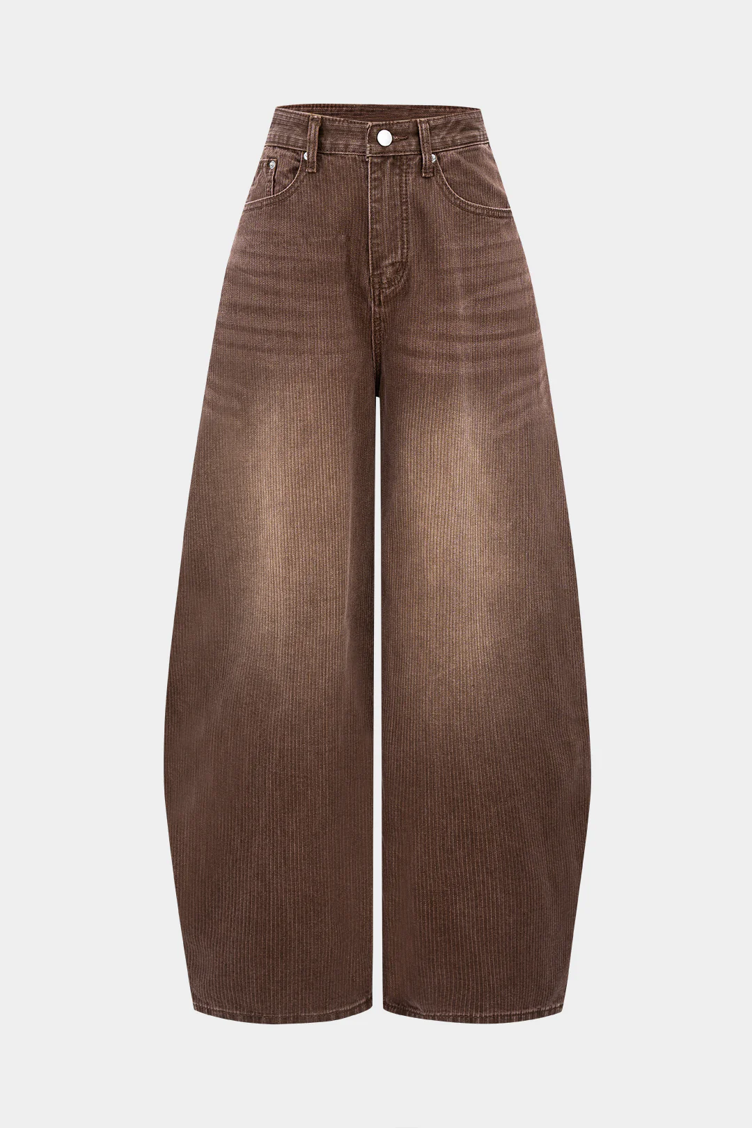 Denim Washed Wide Leg Jeans - Weenar