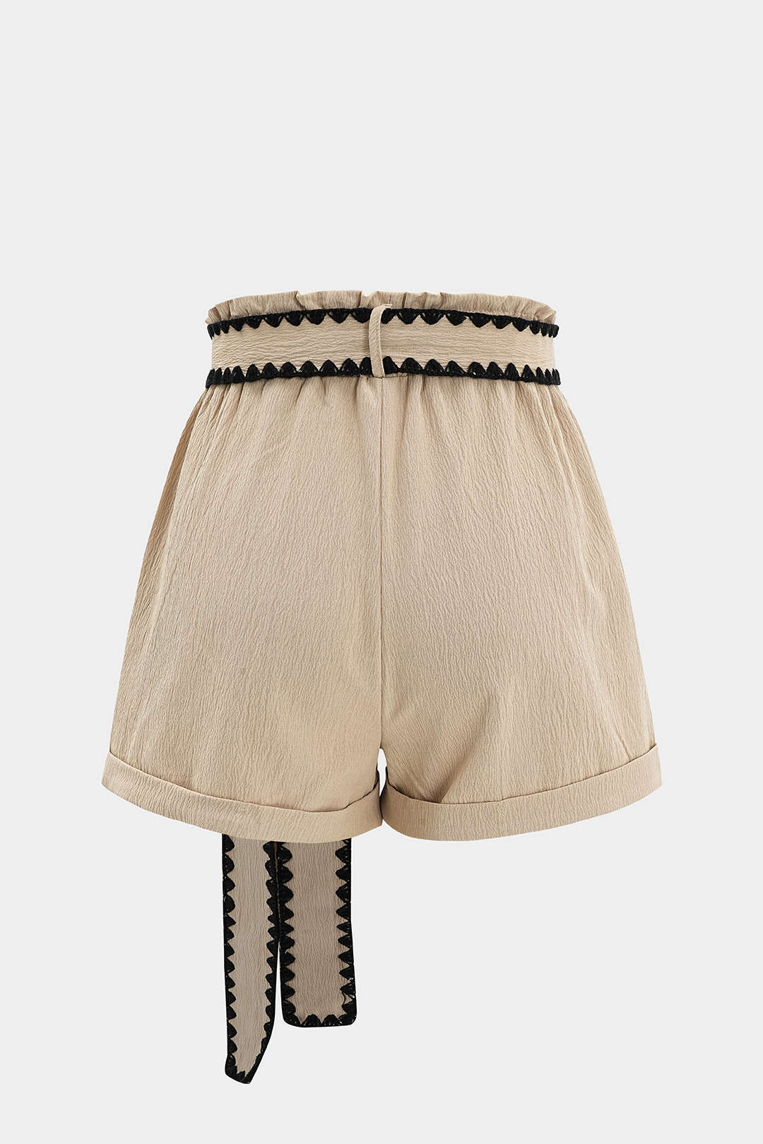 Tie-Up Contrast Shorts - Weenar