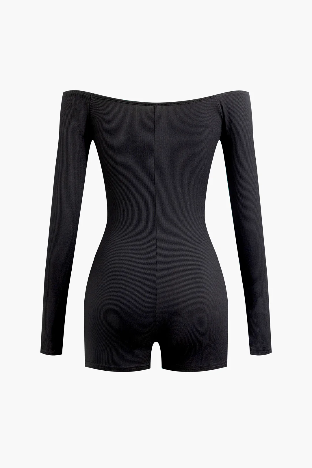 Tie Up Ruched Cut Out Long Sleeve Jumpsuit - Weenar